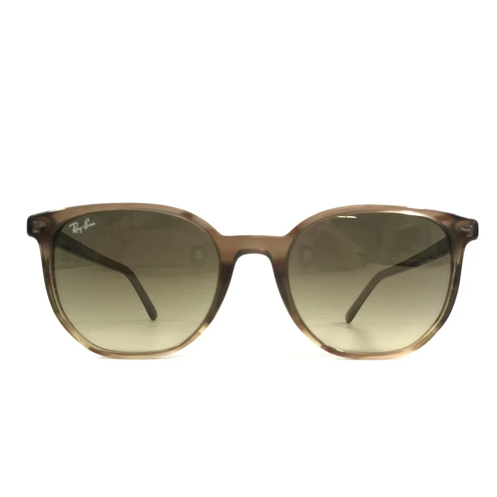 Ray-Ban Sunglasses RB2197 ELLIOT 1392/0A Gradient Brown Striped Frames 52 mm